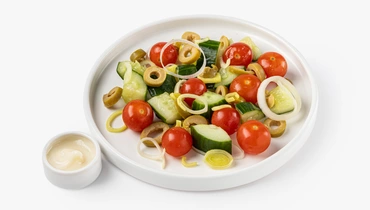 Изображение товара Салат классический с огурцами и помидорами черри