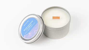 Изображение товара Соевая свеча в баночке 100 мл с ароматом космоса и планет