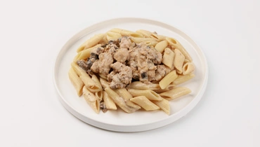 Паста с курицей и грибами Халяль