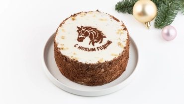 Изображение товара Бисквитный торт Символ года - вкусное праздничное десертное изделие