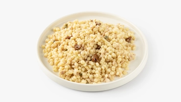 Паста-салат из фрегулы с тунцом и вялеными томатами