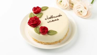 Торт муссовый "Цветы для Мамы" шок. микс сырный