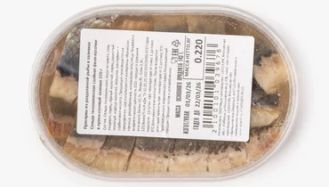 Сельдь тихоокеан. филе-кусочки в&nbsp;пряно-солевой заливке, 220 г