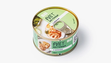 Изображение товара Риет из тунца с зеленью 115 г деликатесная закуска для брускетт и бутербродов