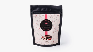 Конфеты "Марципан с клюквой в темном шоколаде"