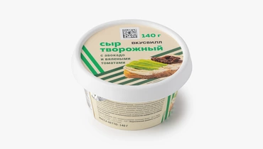 Сыр творожный с&nbsp;авокадо и&nbsp;вялеными томатами, 140 г