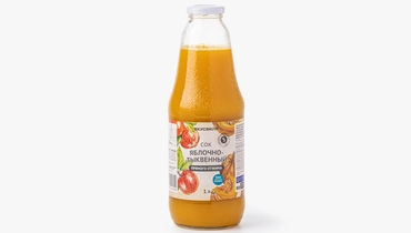 Сок яблочно-тыквенный прямого отжима, 1 л