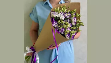 Букет «Виноград» из&nbsp;эустомы FMART by flowwow