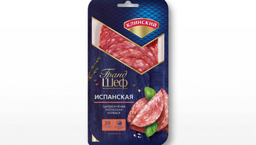 Колбаса сырокопченая Клинский Испанская нарезка 85 г