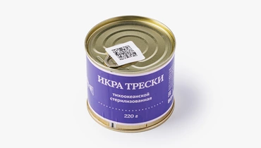 Икра трески тихоокеанской, 220 г