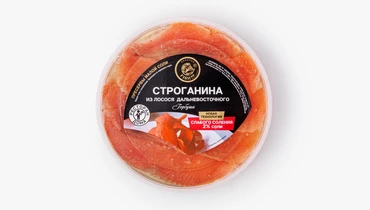 Изображение товара Строганина из горбуши с раст. маслом зам., 200&nbsp;г