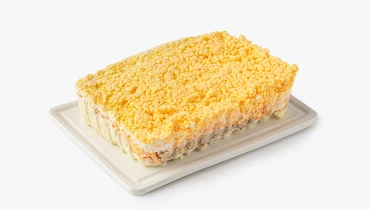 Изображение товара Салат мимоза 600 г с горбушей для семейных праздничных застолий