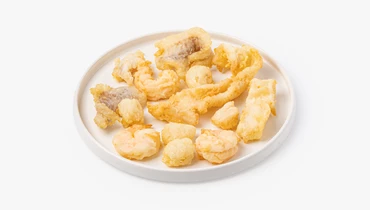 Ассорти из&nbsp;рыбы и&nbsp;морепродуктов в&nbsp;кляре, 150 г