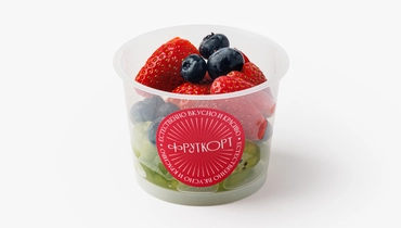Изображение товара Фруктовый микс голубика клубника киви 150г натуральный и свежий