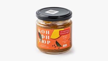 Конфитюр из манго с семенами чиа на сиропе топинамбура