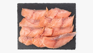 Горбуша ломтики холодного копчения, вес