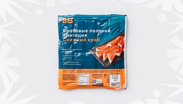 Крабовые палочки Снежный краб (имитация), 200 г