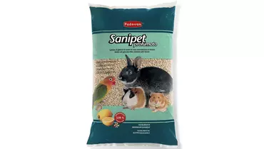 Изображение товара Наполнитель для грызунов кукурузные гранулы 4л SANIPET профамато от Динозаврик