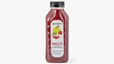 Изображение товара Кисель ВкусВилл Клубника-рябина-яблоко 500 мл натуральный ягодный напиток