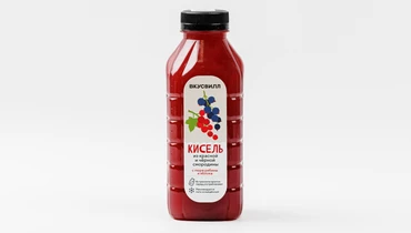Кисель из красной и черной смородины, 500 мл