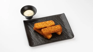 Изображение товара Рыбные палочки с соусом Блю Чиз - вкусная закуска из белой рыбы