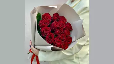 Изображение товара Букет красных роз 15 штук FMART by flowwow