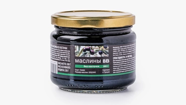 Изображение товара Маслины без косточек стекло 280 г Турция ВкусВилл