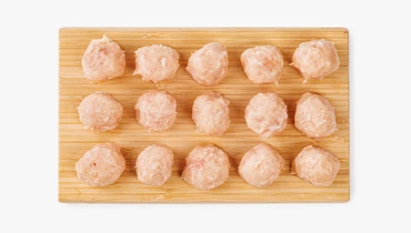 Изображение товара Фрикадельки Сливочные из мяса цыплят-бройлеров и индейки для быстрого приготовления