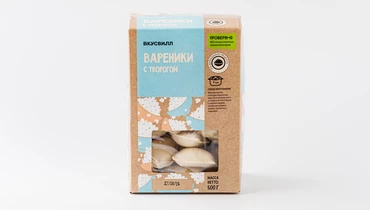 Изображение товара Вареники с творогом ВкусВилл, 500 г