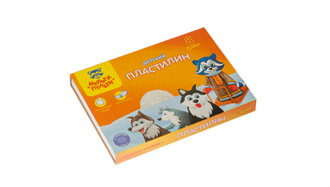 Изображение товара Пластилин Мульти-Пульти Енот на Аляске 8 цветов со стеком 120 г