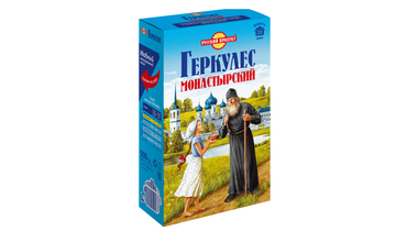 Изображение товара Геркулес Русский продукт Монастырский 500 г - цельнозерновые овсяные хлопья