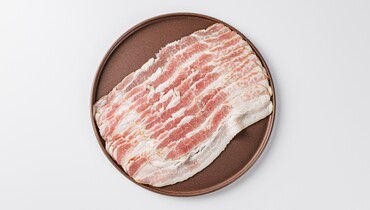 Изображение товара Сырокопченый бекон из свинины ВкусВилл 150 г вкусный и ароматный