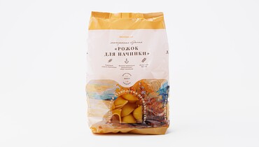 Изображение товара Макаронные изделия Рожок для начинки ВкусВилл 400 г из твердой пшеницы