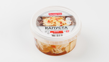 Изображение товара Квашеная капуста Белоручка острая 500 г - витаминный натуральный продукт