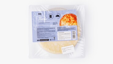 Изображение товара Тесто для чебуреков зам. 500 г ВкусВилл быстрое приготовление