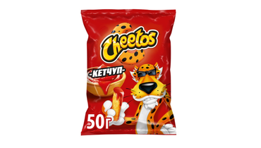Изображение товара Кукурузные снеки Cheetos Кетчуп 50 г хрустящая закуска для компании