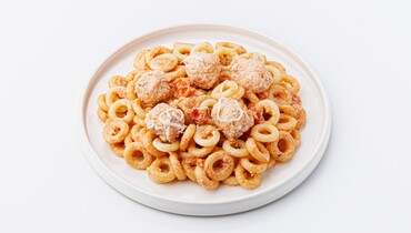 Изображение товара Паста анелли с фрикадельками из лосося 200 г ВкусВилл