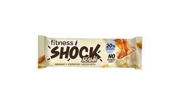 Изображение товара Батончик глазированный FitnesShock Соленый арахис 50 г