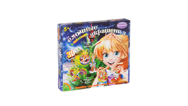 Изображение товара Набор для творчества Bondibon Елочные украшения с пайетками 3D эффект 16 шт