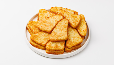 Изображение товара Хашбраун с жареным луком - вкусный картофельный снек