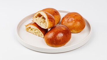 Изображение товара Пирожки с капустной начинкой 160 г (4 шт) ВкусВилл