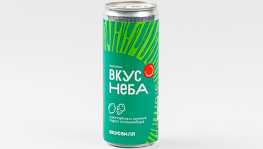 Изображение товара Газированный напиток Вкус Неба с цитрусовым вкусом 330 мл