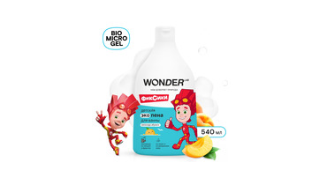 Изображение товара Пена детская для ванны Wonder Lab Непоседа абрикос 540 мл