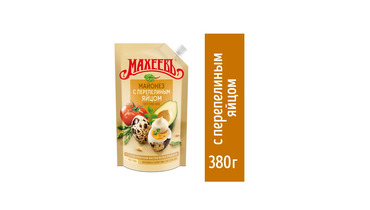 Изображение товара Майонез Махеевъ с перепелиным яйцом 67% 380 г