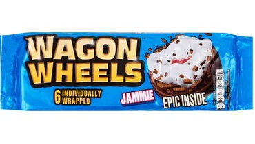 Изображение товара Печенье Wagon Wheels Original с суфле и джемом 220 г