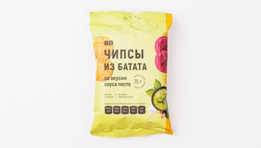 Изображение товара Чипсы из батата со вкусом соуса песто