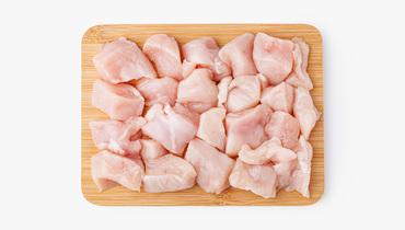 Изображение товара Филе цыпленка бройлера кубиком на зерновом откорме 300 г ВкусВилл