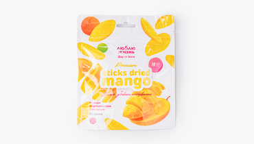 Изображение товара Сухое манго Люблю Жизнь 53 г - натуральный десерт без добавок