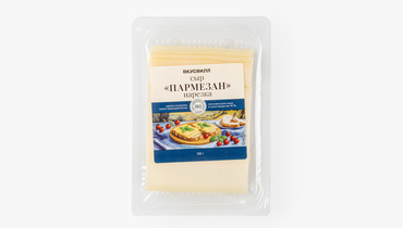 Изображение товара Сыр Пармезан ВкусВилл 6 месяцев нарезка 125 г натуральный сыр