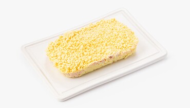 Изображение товара Салат Мимоза 180 г ВкусВилл свежий домашний вкус рыбная прослойка